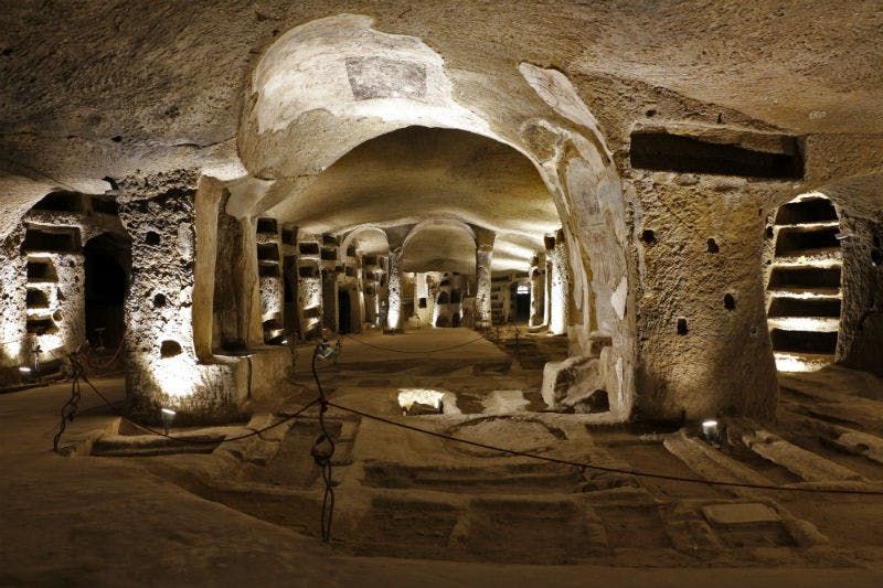 Visite guidée des catacombes de San Gennaro à Naples