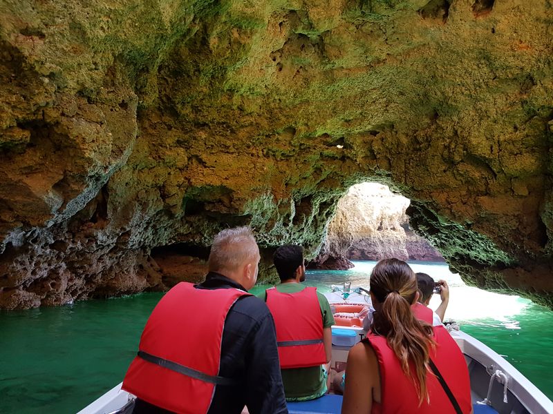 Balade en bateau vers les grottes de Ponta da Piedade depuis Lagos