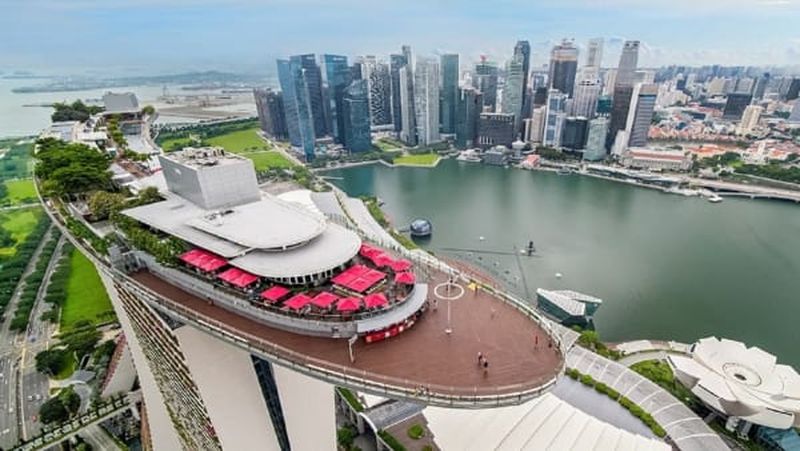 Billets pour la terrasse panoramique du Marina Bay Sands SkyPark à Singapour