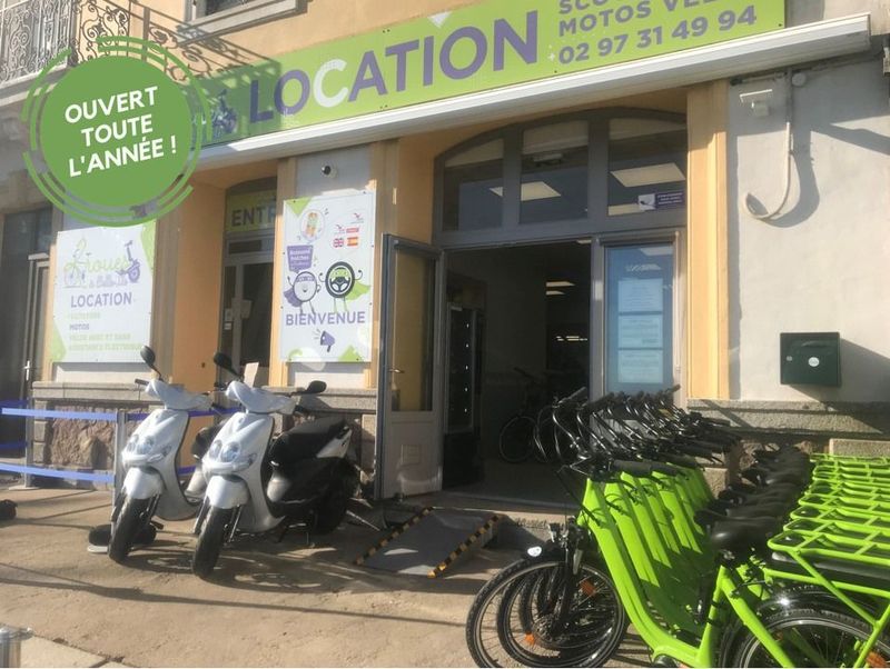 Billet Location de vélos chez 2 roues à Belle Ile