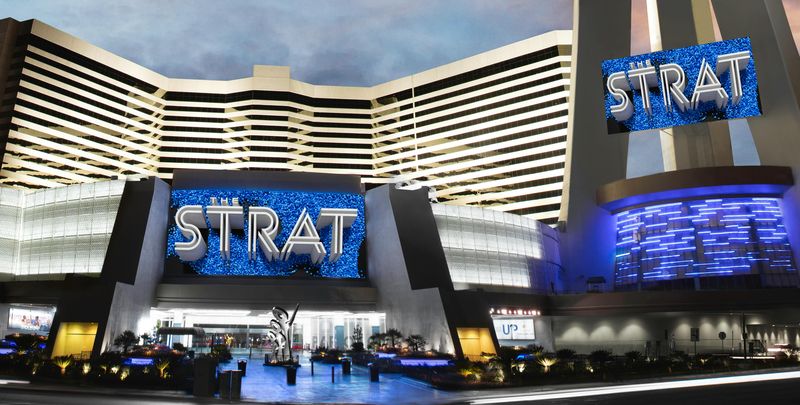 Stratosphere Casino, Hôtel et Tour : Plateforme d'observation et attractions à sensations fortes