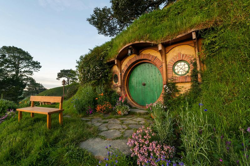Expérience de la Terre du Milieu - plateau de tournage de Hobbiton et visite de la grotte de Glowworm