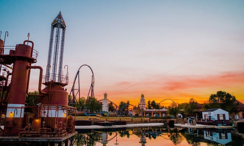 Billet d'entrée au Parque Warner et transport depuis Madrid