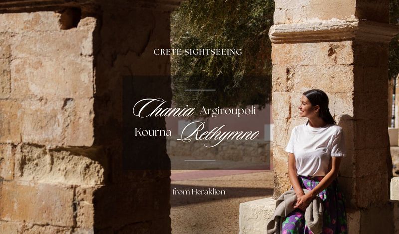 D'Argiroupolis au lac de Kournas et visite de La Canée au départ d'Héraklion