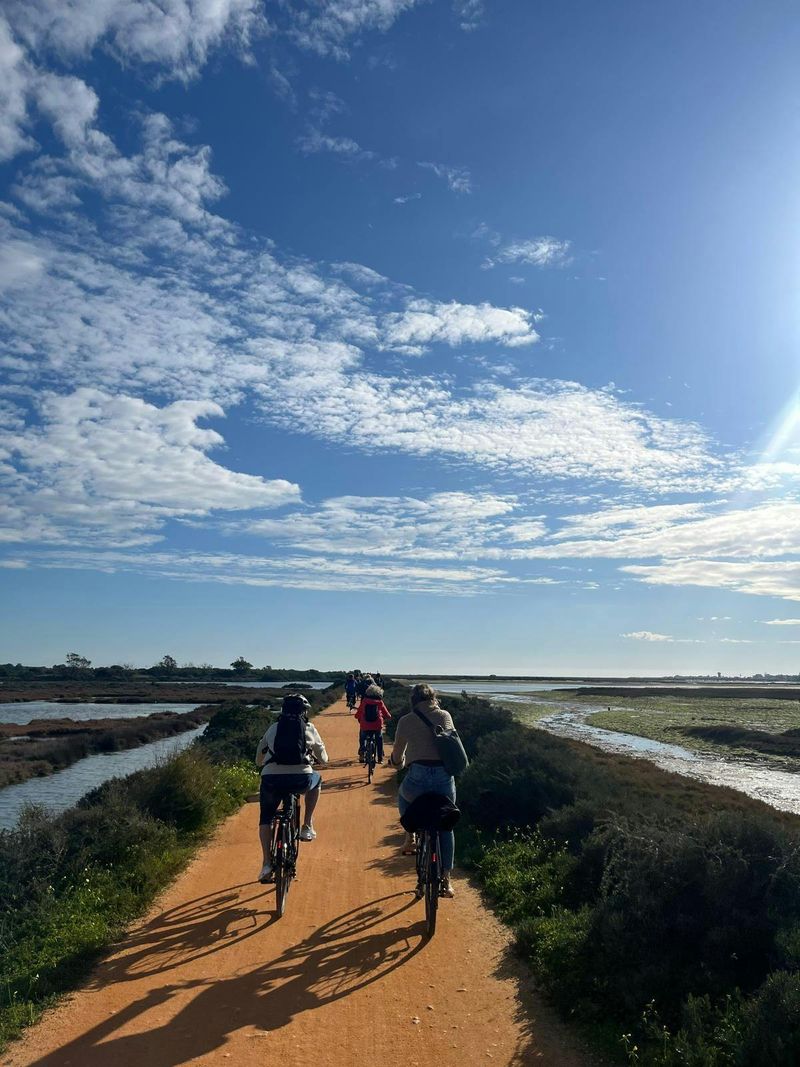 Visite guidée à vélo dans le parc naturel de Ria Formosa