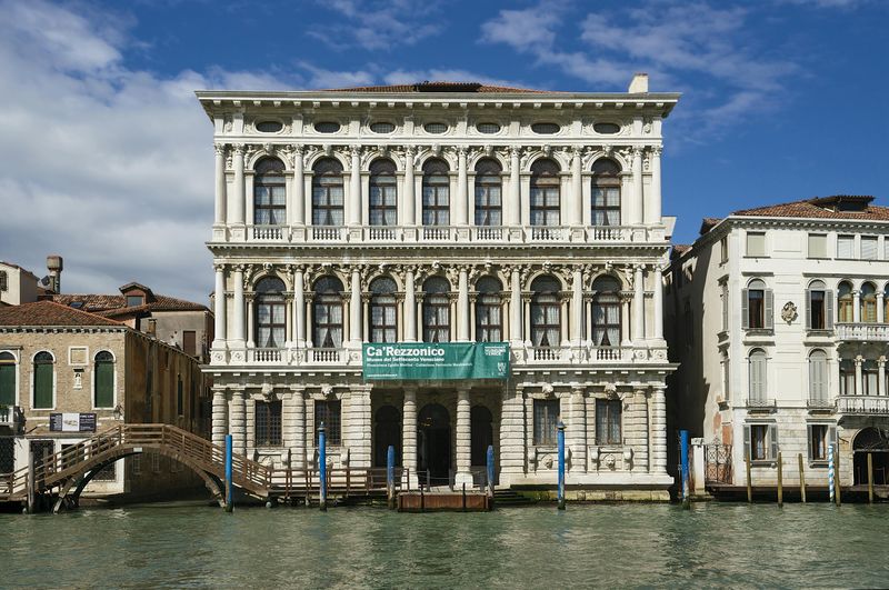 Billets d'entrée au musée Ca' Rezzonico de Venise du XVIIIe siècle