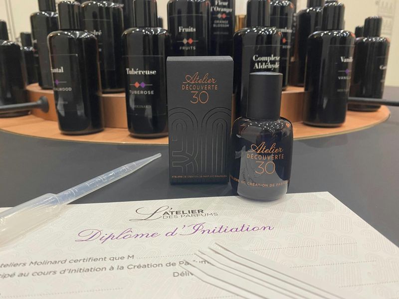 Atelier découverte chez Molinard Parfums à Nice