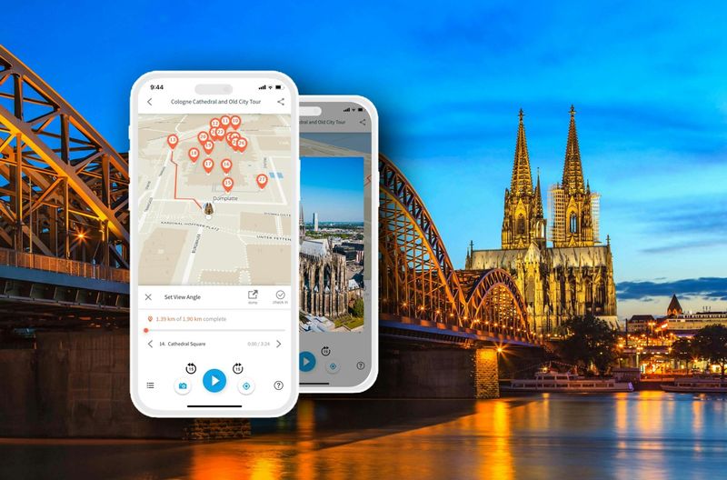Visite de la ville et de la cathédrale de Cologne avec application audioguide