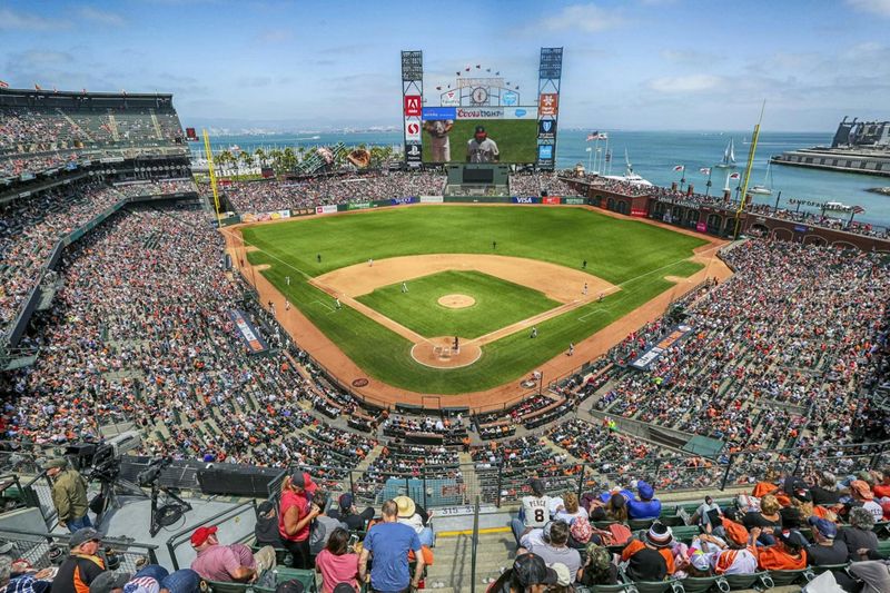 Oracle Park : Match de baseball des Giants de San Francisco