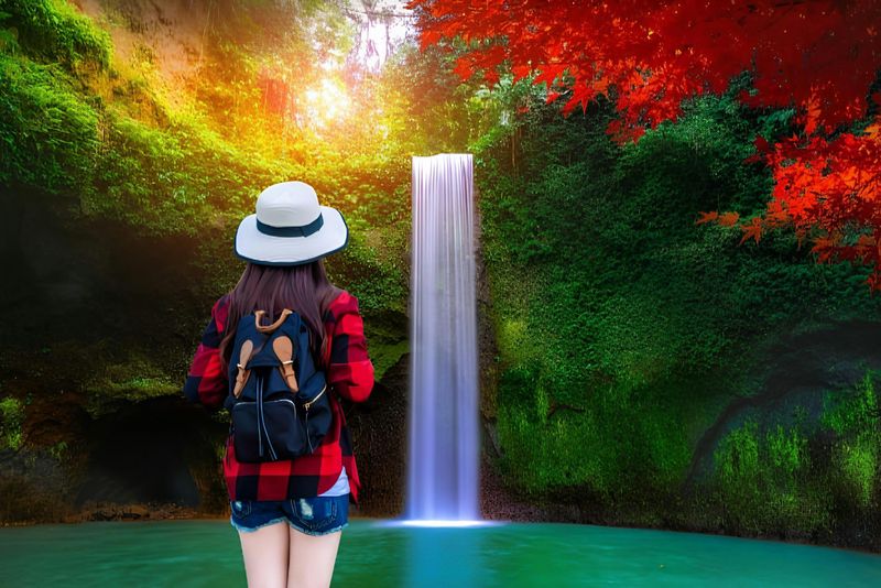 Visite des chutes d'eau de Bali : Cascade de Tibumana, Tukad Cepung, Cascade de Tegenungan