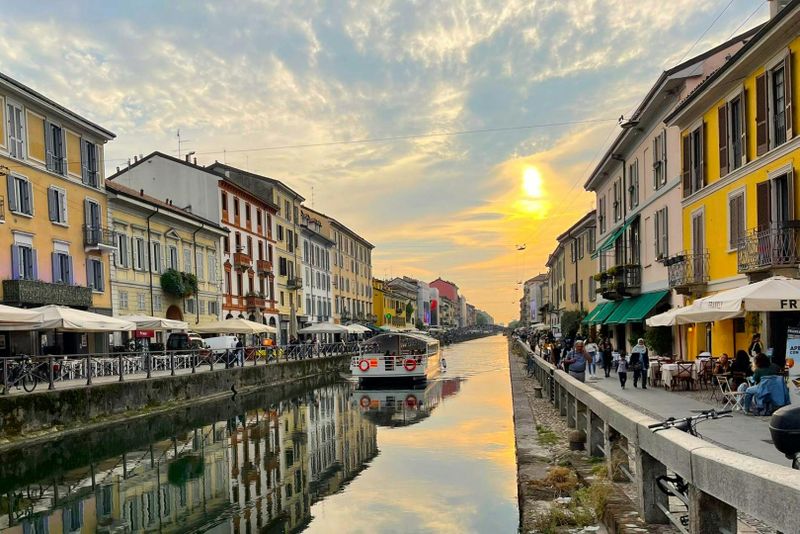 Milan : Visite en bateau de Navigli et Darsena