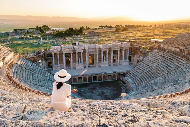 Hiérapolis & travertins de Pamukkale : excursion d'un jour au départ de Bodrum
