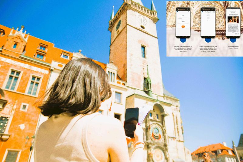 Place de la Vieille Ville de Prague et Horloge astronomique : Audio numérique pour visite guidée