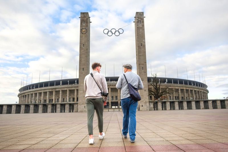 Berlin : Entrée du stade olympique