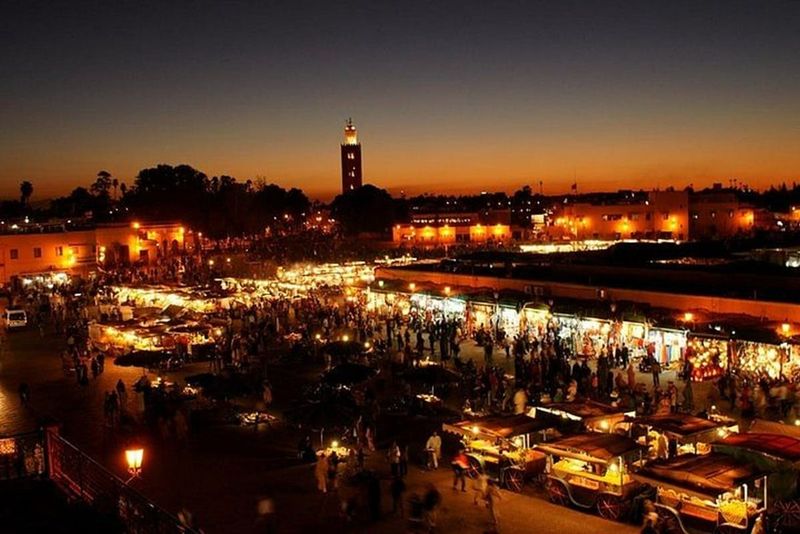 Marrakech : Visite privée de la Jemaa el-Fna de nuit