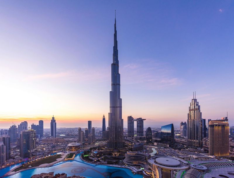 Burj Khalifa : Au niveau supérieur 124/125 Ticket