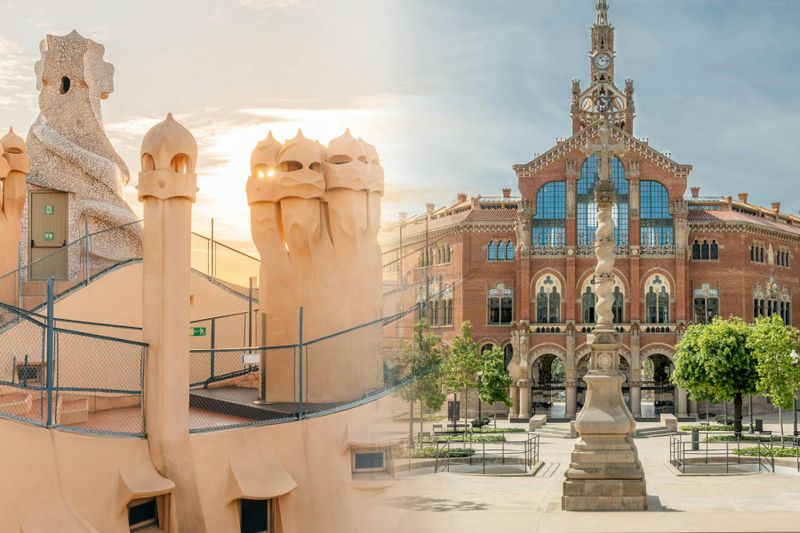 Casa Milà + Enceinte Moderniste de Sant Pau