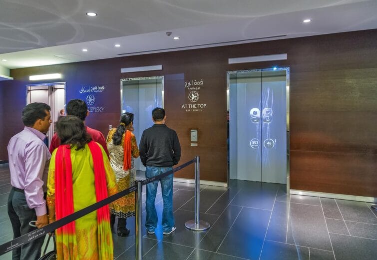Ascenseurs du Burj Khalifa