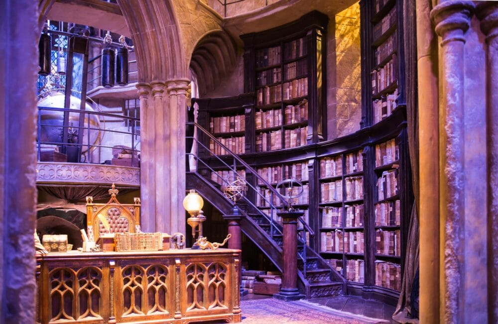 Le Bureau de Dumbledore dans le Studio Harry Potter