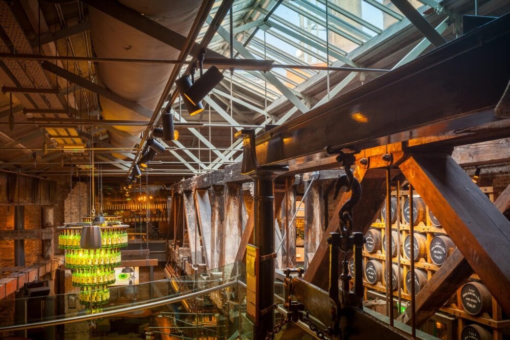 Intérieur de la Distillerie Jameson Bow Street