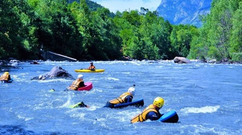 Billet Hydrospeed sur l'Ubaye à Barcelonnette