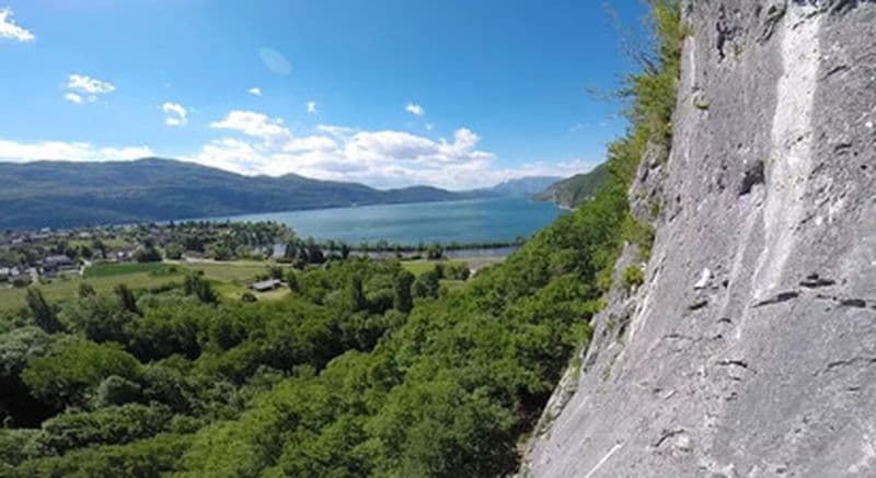 Billet Escalade à la Baie de Grésine près du Lac du Bourget