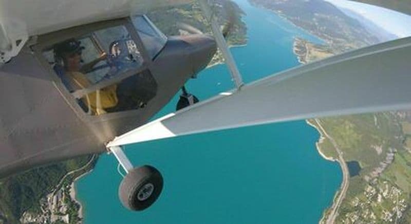 Billet Baptême de l'air en ULM en Ubaye au-dessus du lac de Serre-Ponçon à Barcelonnette