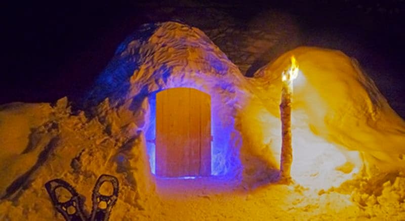 Billet Balade en raquettes et apéro dans un igloo à Courchevel