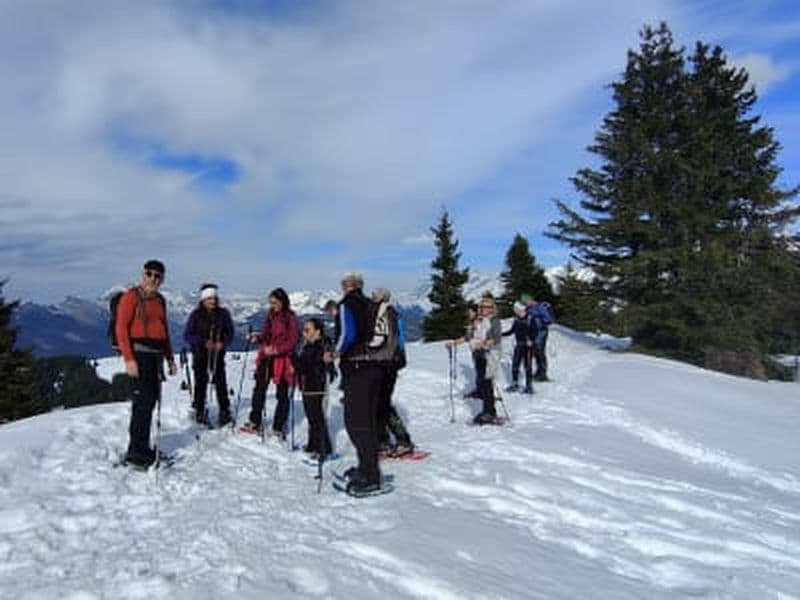 Billet Randonnée en raquettes à neige sur le plateau du Salève, près de Genève