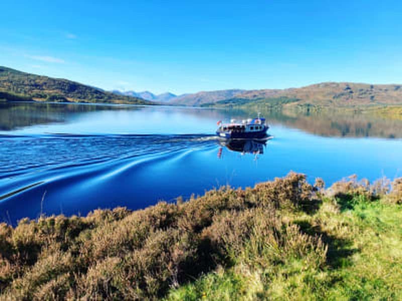 Billet Excursion guidée à vélo électrique dans les Trossachs avec croisière en bateau à vapeur sur le Loch Katrine