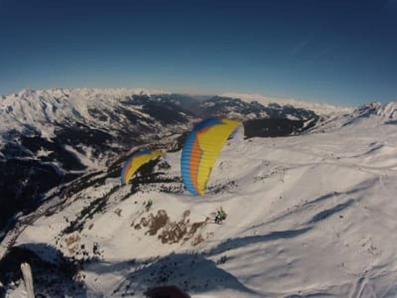 Billet Baptême de parapente à Courchevel depuis le Col de la Loze