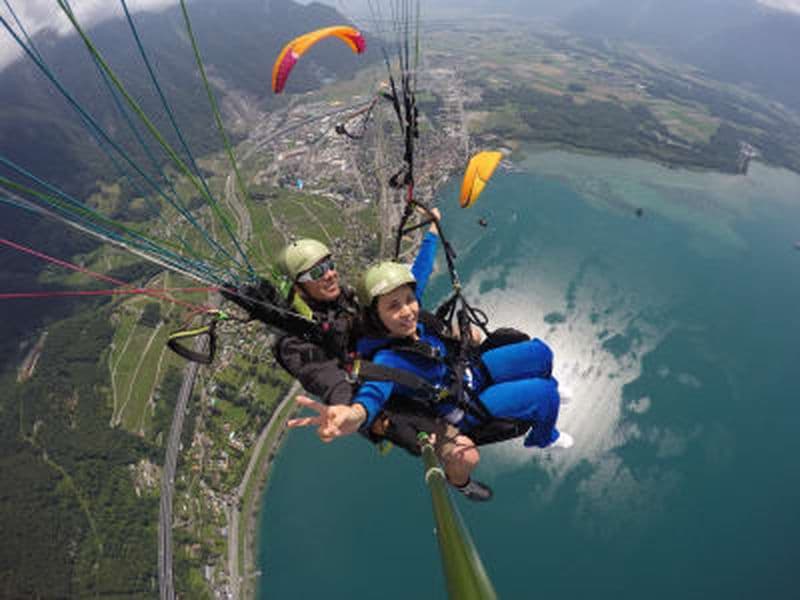 Billet Vol en parapente tandem au-dessus du lac Léman, près de Montreux