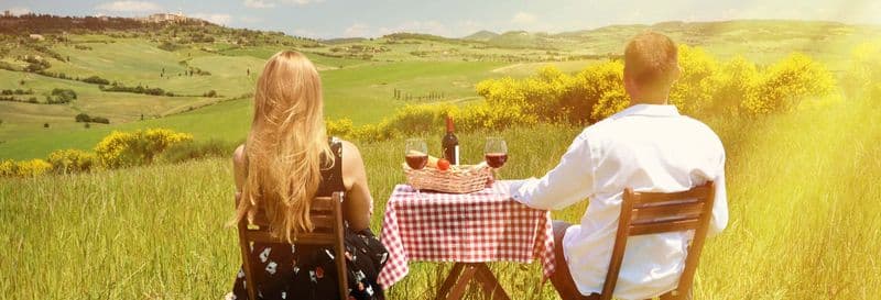 Billet Route des vins dans la région du Chianti