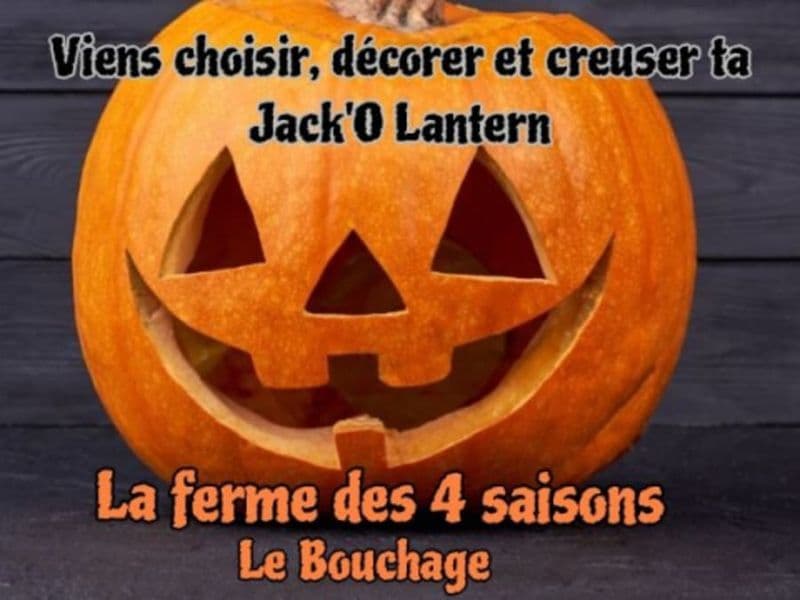 Atelier enfant citrouille Halloween à la ferme des 4 saisons 38