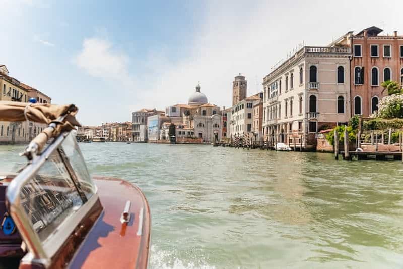 Billet Venise : Transfert en bateau-taxi de l'aéroport Marco Polo