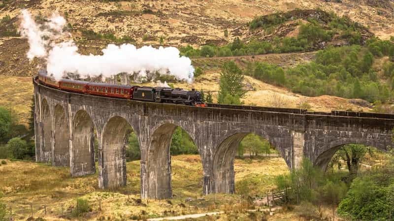 Billet Au départ d'Inverness : Train à vapeur Jacobite et visite des Highlands