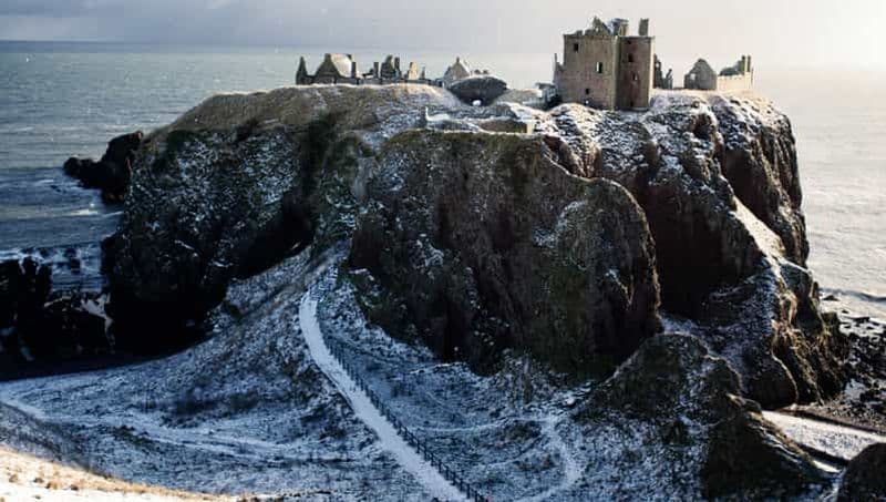 Billet Au départ d'Édimbourg : Visite des châteaux de Glamis et de Dunnottar en italien