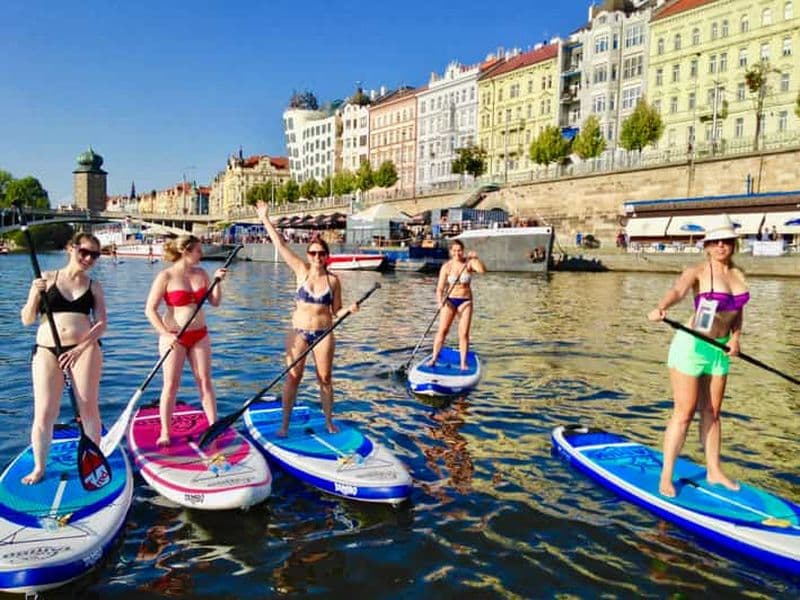 Billet Prague : 2 heures de paddle board dans le centre ville