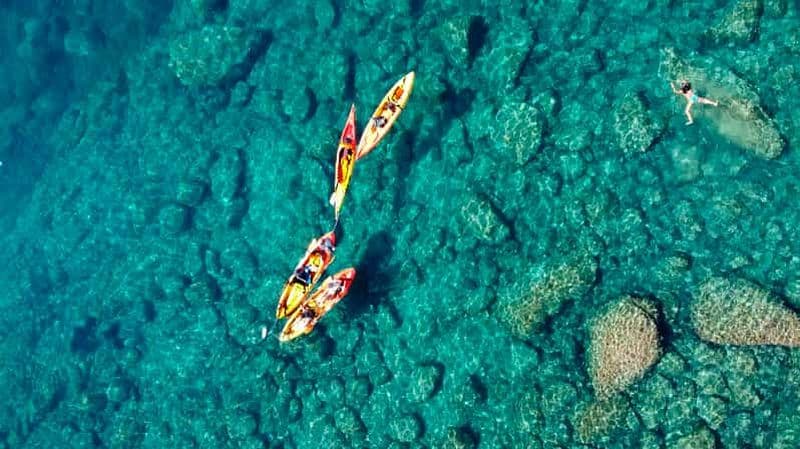 Billet Barcelone : Costa Brava Kayak, plongée avec tuba, saut de falaise et déjeuner