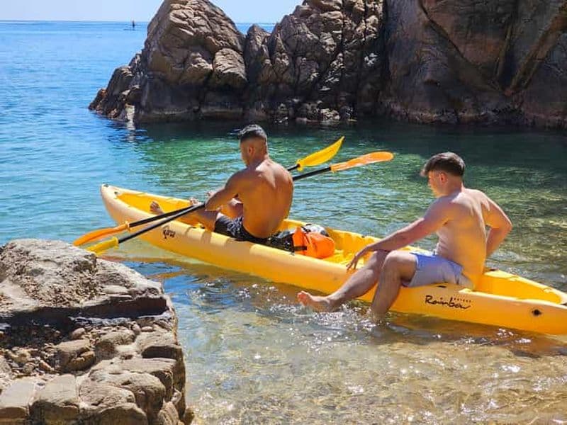 Billet Blanes : excursion en kayak et plongée avec tuba avec guide