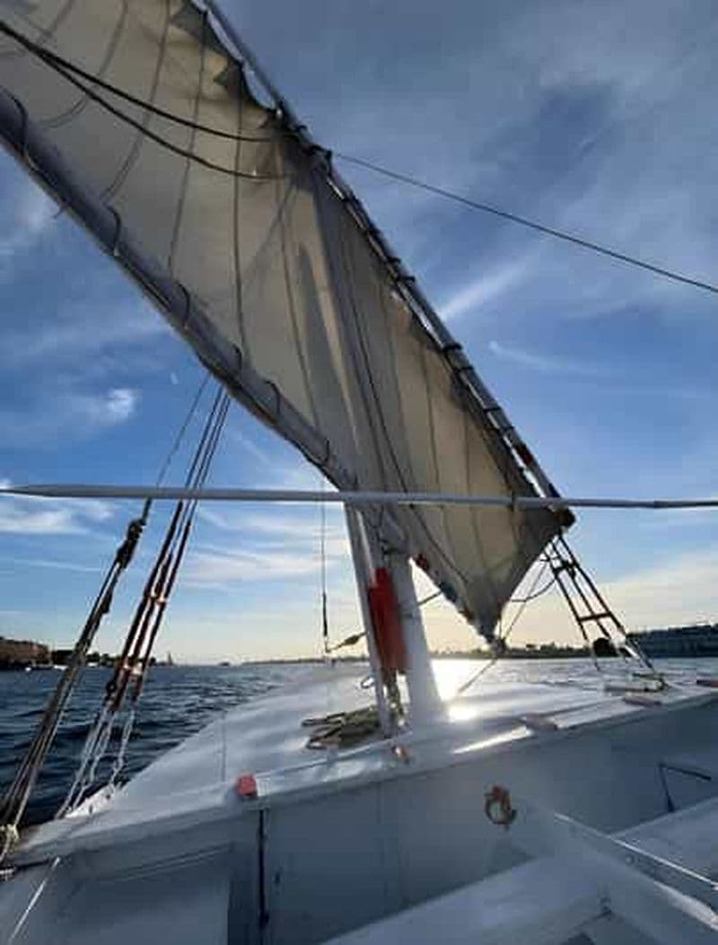 Billet Louxor : Excursion privée en felouque sur le Nil au coucher du soleil