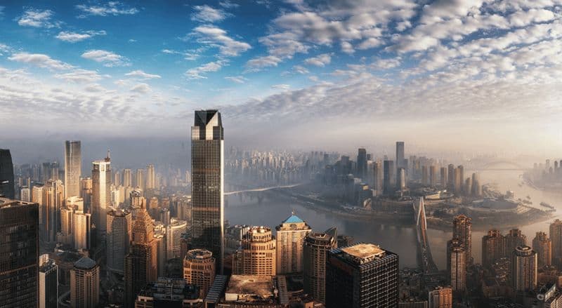 Billet Pont d'observation du WFC Hui Xian Lou de Chongqing