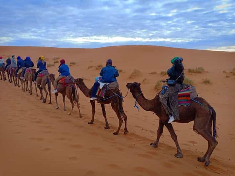 Billet De Marrakech à Fès : circuit de luxe de 3 jours à travers le désert du Sahara