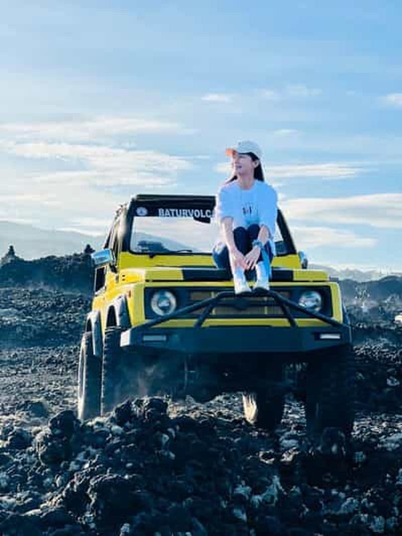 Lever de soleil en jeep sur le Mont Batur avec petit déjeuner