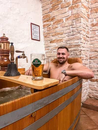 Billet Prague : Ungelt Bernard Beer Spa avec bière et massage en option