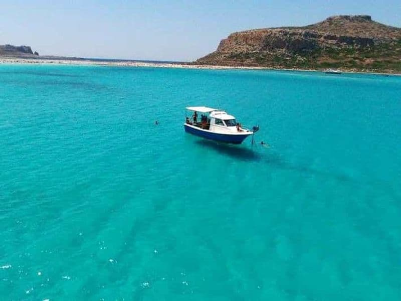 Billet Crète : excursion en bateau privé à Balos, Gramvousa et Agios Sozon