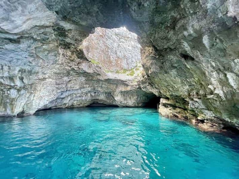 Billet Marettimo : visite privée en bateau des 8 grottes avec plongée avec tuba