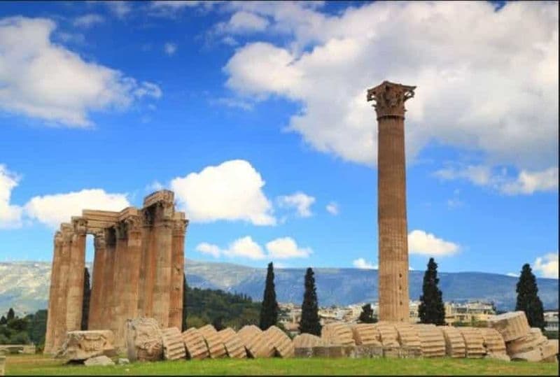 Billet Athènes : Billet d'entrée pour le temple de Zeus Olympien