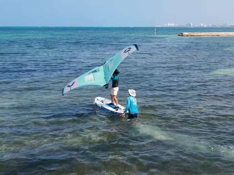 Billet Cancún : cours de kitesurf ou de wingfoil de 2 heures
