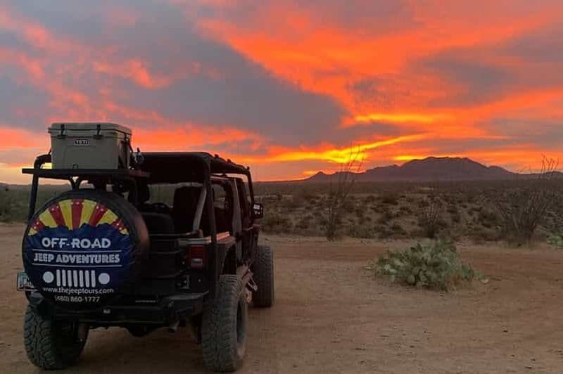Billet Désert de Sonoran : Tour en Jeep au coucher du soleil avec la Tonto National Forest